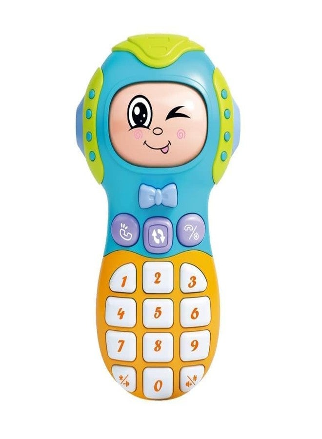 BlackZone Plastic Mobile Phone Toy with Light & Sound, 3 Mode Face Changing Baby Phone for Toddlers & Kids, Phone Toy for Kids - Random Color (FACE Changer Phone) - Image 1